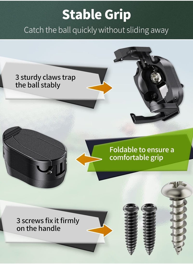 Y&D 6 Pcs Golf Ball Retriever Grabber, for Putter, Putters Pick-up Claw Plastic Grip Sucker Tool Portable Back Saver Golfers  - Image 3