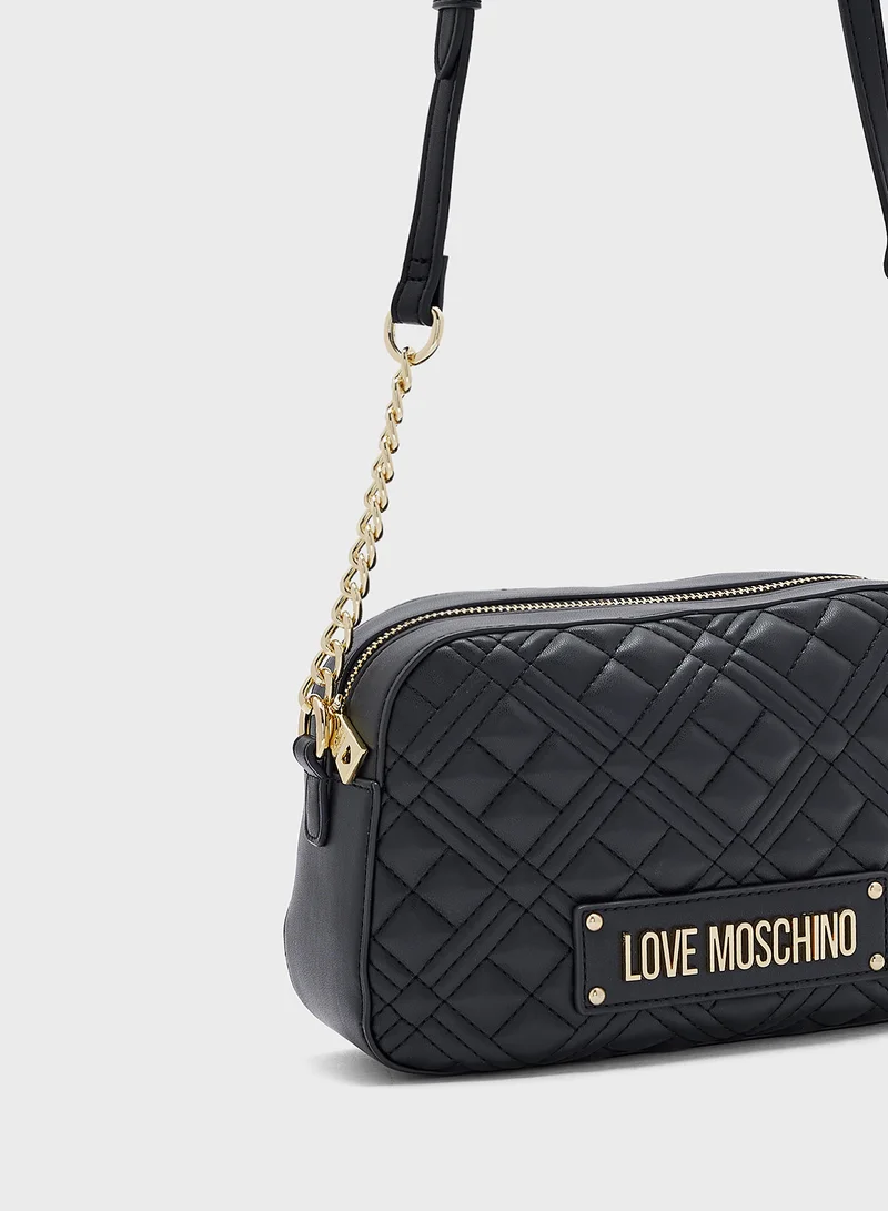 Love Moschino BLACK QUILTED PU BLACK QUILTED PU