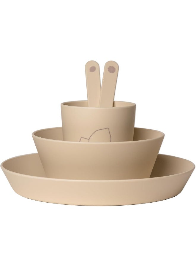 Citron Unbreakable Tableware Set, 100% Organic, Reusable, Biodegradable, Environment Friendly, And UnbreakableLemon - Image 1
