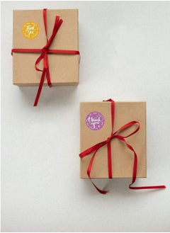 Y&D Thank You Stickers Roll, 1" Flower Wreath 9 Beautiful Styles 500 Units in One Rolls for Gift Décor Sealing, Great and Wedding, Small Business, Bakeries, Handmade Goods  - Image 3