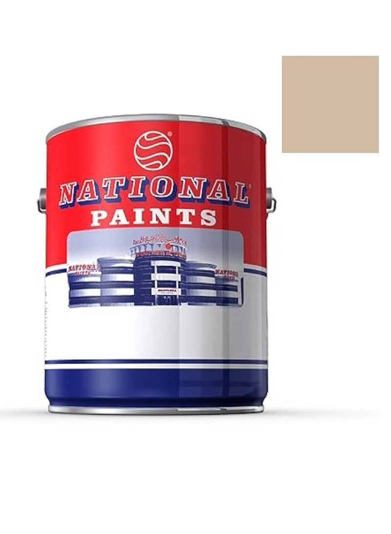 NATIONAL PAINTS دهانات وطنية قائمة على الماء فطر 805 - 3.6 لتر، طلاء جدران داخلي، لمسة ناعمة - Image 1