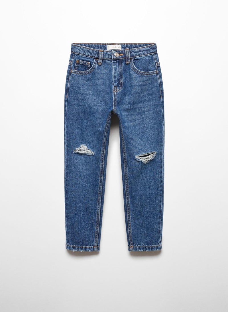 MANGO - Kids Ripped Jeans - Image 1
