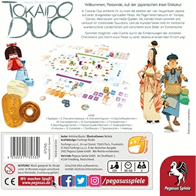 Pegasus Spiele Tokaido Duo - Image 4
