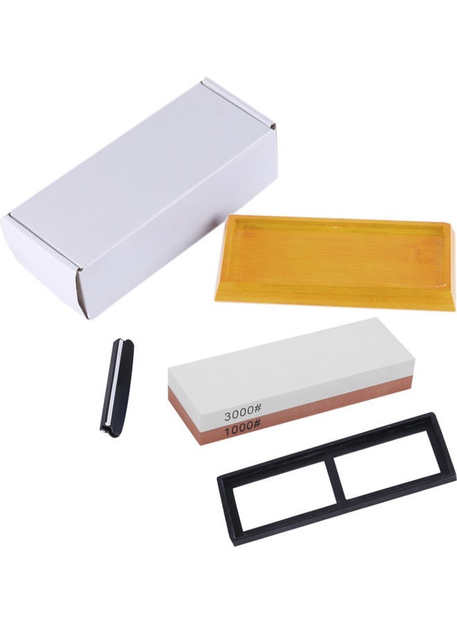 NIBEMINENT 1000/3000 Grit Double-Sided Sharpening Stone Multicolour 24.00 X 6.50 9.50cm - Image 1