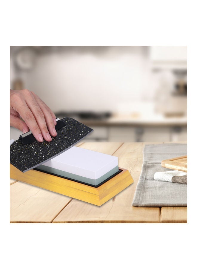 NIBEMINENT 1000/3000 Grit Double-Sided Sharpening Stone Multicolour 24.00 X 6.50 9.50cm - Image 3