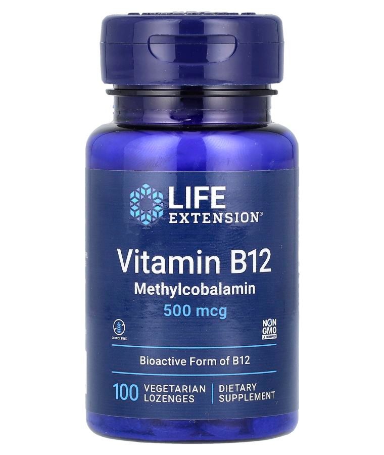 فيتامين ب12 ميثيلكوبالامين 500 ميكروغرام 100 حبة نباتية