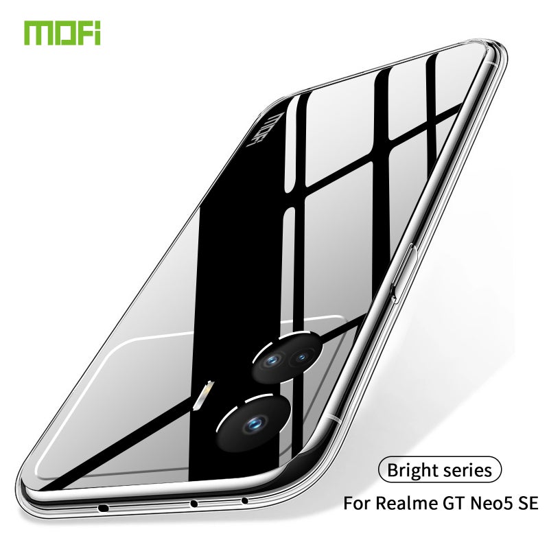 HuHa Case Cover For Realme GT Neo5 SE MOFI Ming Series Ultra-thin TPU Phone Case(Transparent) - Image 2
