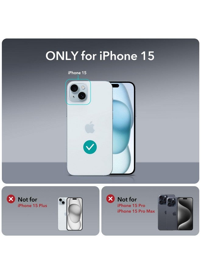 اي اس ار جراب ESR لهاتف iPhone 15، متوافق مع MagSafe، حماية عسكرية، مقاوم للاصفرار، ظهر مقاوم للخدش، جراب هاتف مغناطيسي لهاتف iPhone 15، سلسلة كلاسيكية، وردي شفاف - Image 2