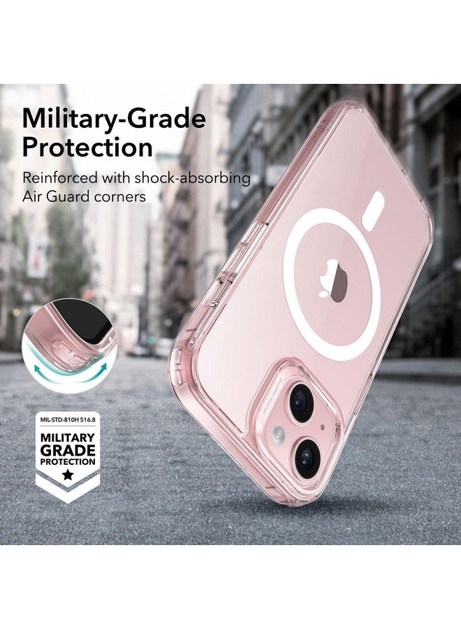 اي اس ار جراب ESR لهاتف iPhone 15، متوافق مع MagSafe، حماية عسكرية، مقاوم للاصفرار، ظهر مقاوم للخدش، جراب هاتف مغناطيسي لهاتف iPhone 15، سلسلة كلاسيكية، وردي شفاف - Image 5