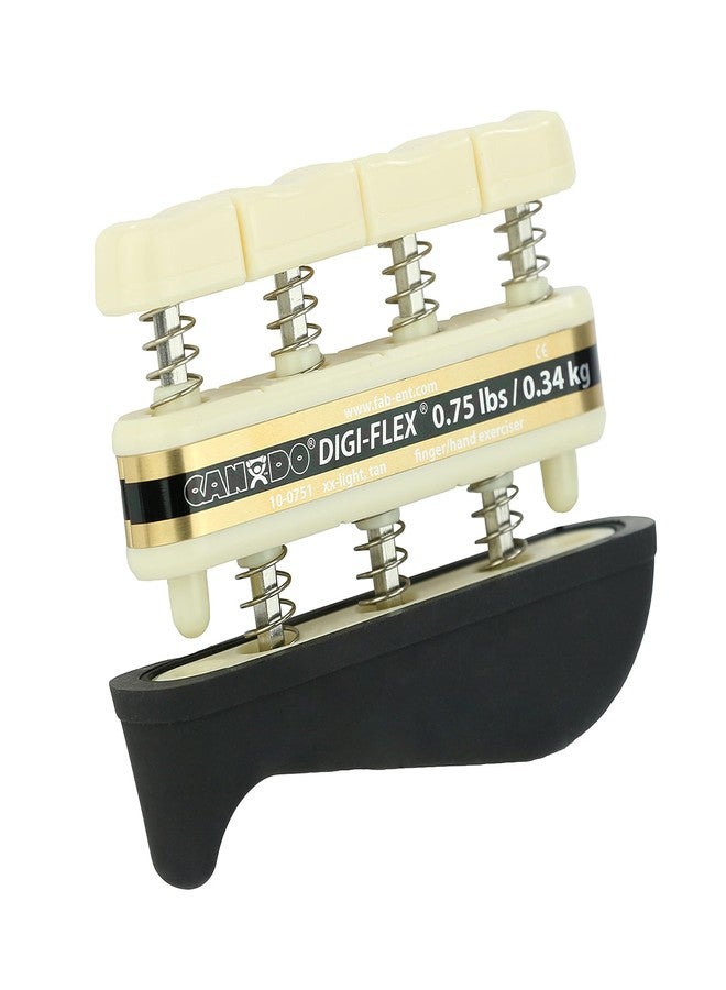 CanDo Digi-Flex Hand and Finger Exerciser Tan XX-Light Resistance - For Dexterity, Strength, and Flexibility for Fingers, Hands, and Forearms. - Image 1