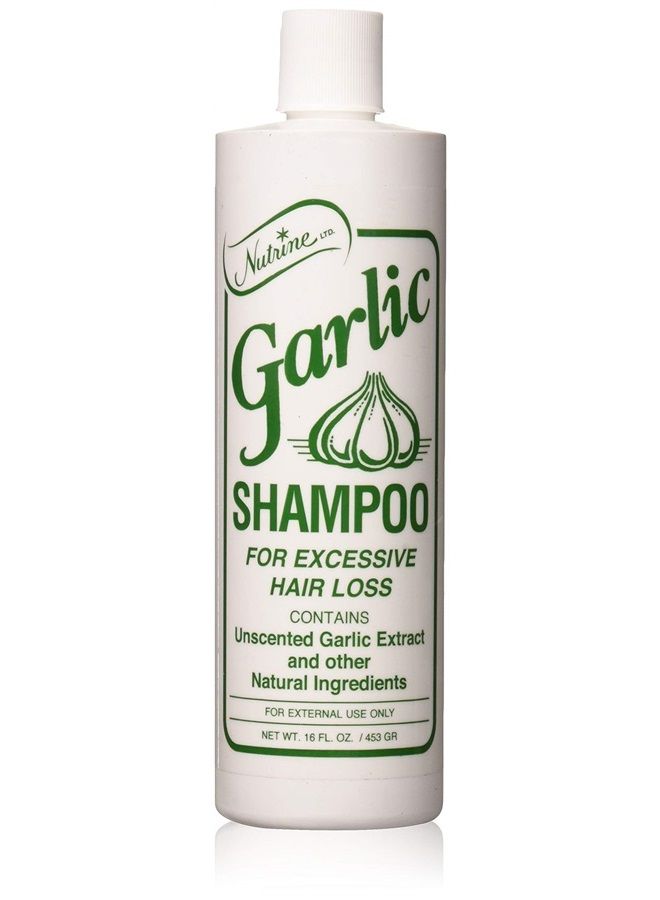 Nutrine Garlic Shampoo 16 oz. Unscented - Image 1