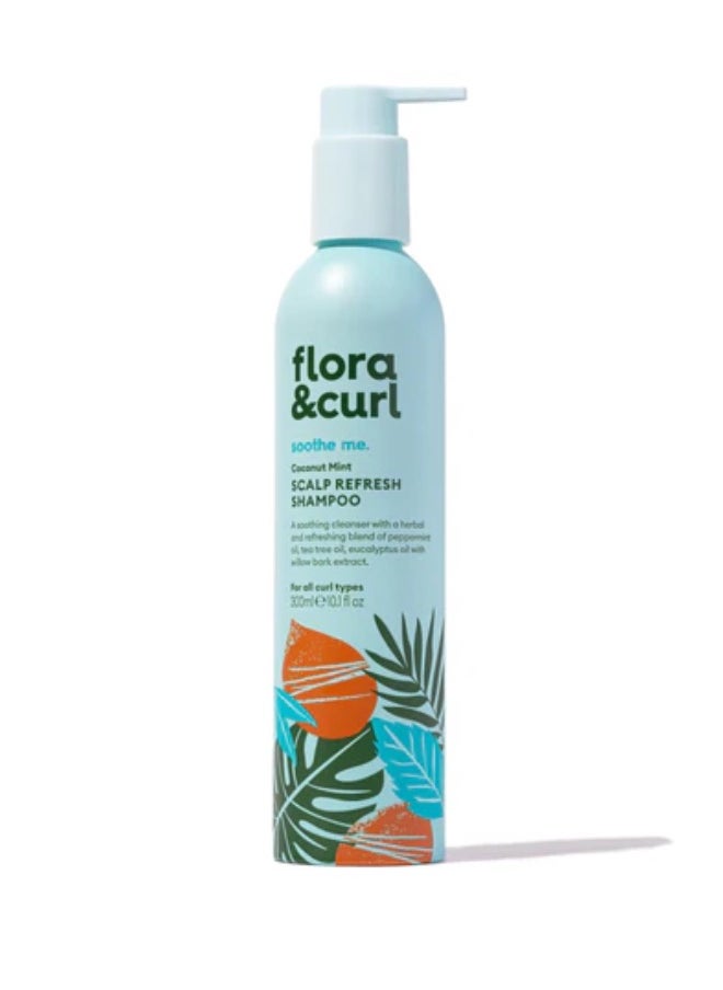Flora & Curl - Soothe Me Coconut Mint Scalp Refresh Shampoo - Image 1