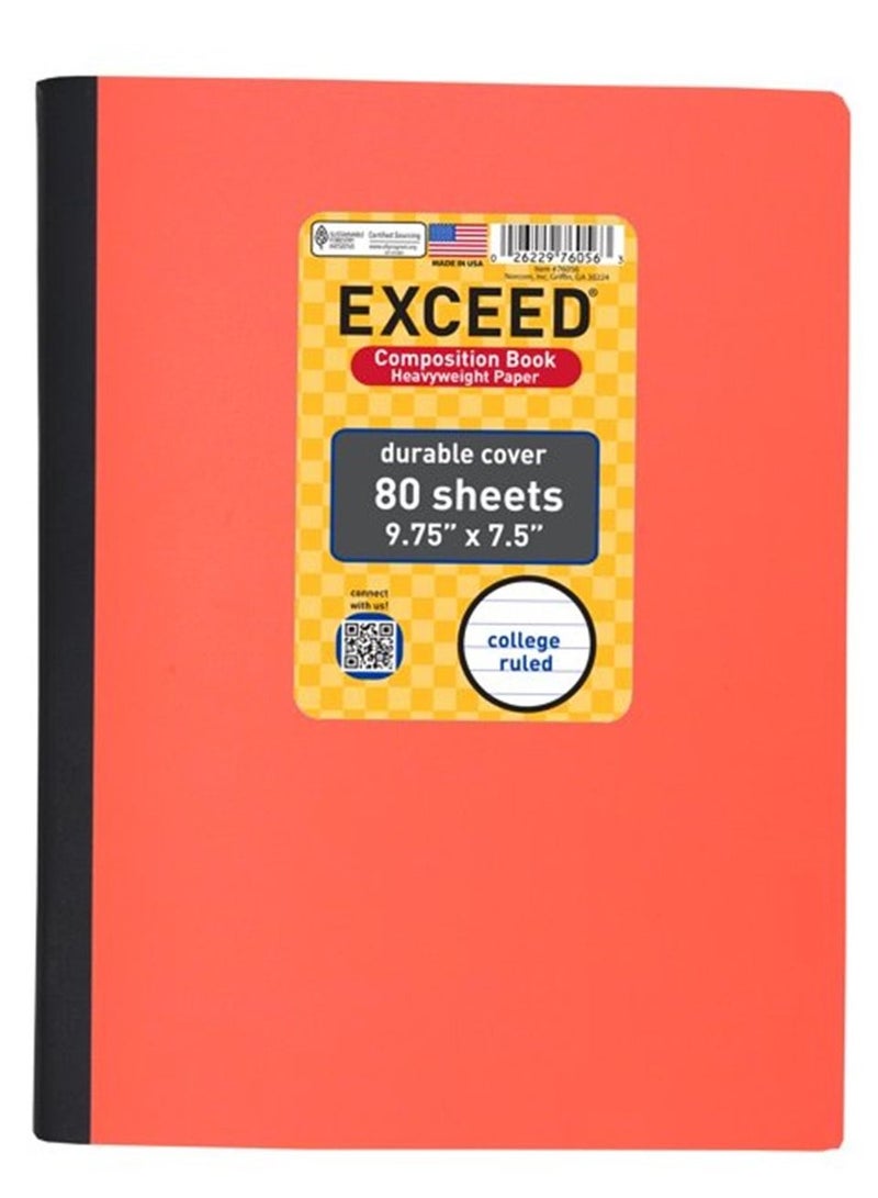 Exceed 6-Piece Composition Notebook Multicolour - Image 2
