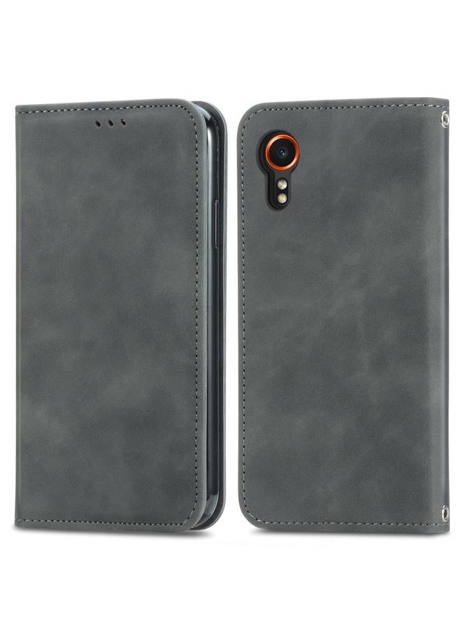 اس-توب جراب لهاتف Samsung Galaxy XCover 7 جراب هاتف جلدي مغناطيسي بملمس كلاسيكي - Image 1