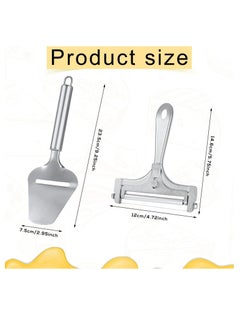 Oasisgalore Stainless Steel Wire Cheese Slicer - Butter and Cheese Cutter with Shovel  - Image 2