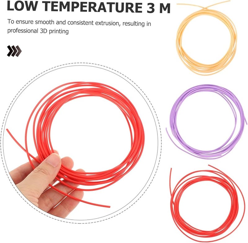 3 لفات حشوات أقلام PCL متوافقة مع أقلام الطباعة خفيفة الوزن بتصميم محمول - Image 5