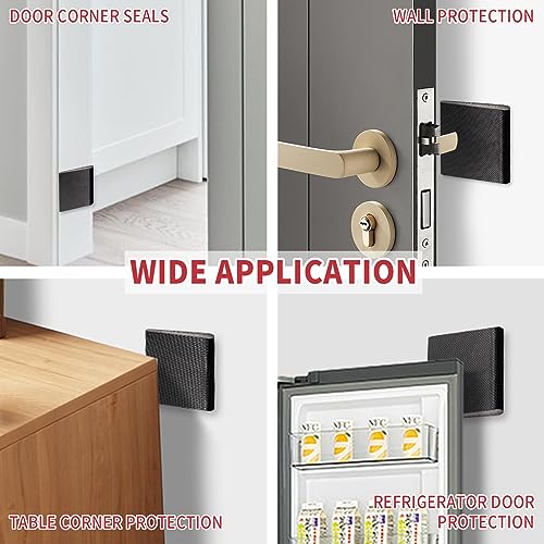 Fingwerk 26 Feet Long Reach Weather Stripping Seal With 4 PCS Corner Seals, V-Shaped Replacement Strip Foam Kerf Insulation for Door Frame (Black) - Image 4