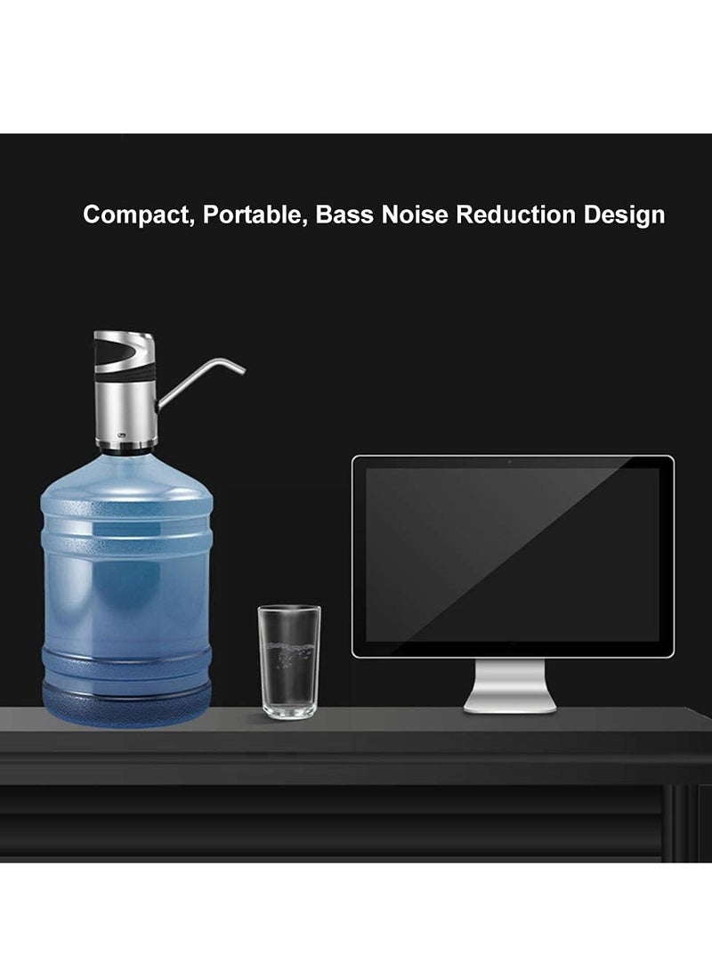 بيوينتي USB Rechargeable Automatic Water Pump for Gallon Bottles Ideal for Home Office Use  - Image 3