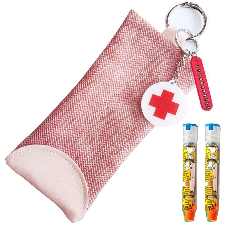 CHYDST 1 Pack Epipen Carry Case Epi Pens Carrying Case EpiPen Carrier EpiPen Carrier Slim with Clip Epipen Holder Pouch for 2 EpiPen Allergy Medicine Essentials - Image 3