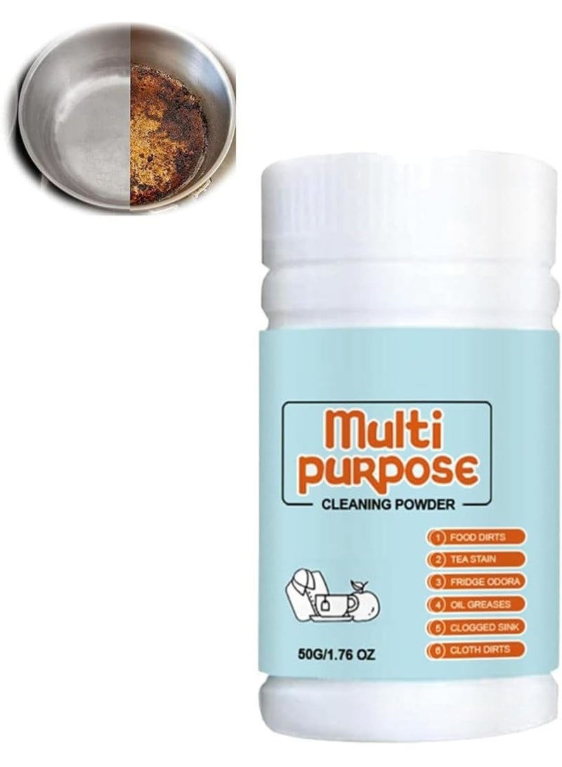 Cobest Multipurpose Cleaning Powder, 1.78OZ Magic Cleaning Powder, Stubborn Stains Kitchen Foam Cleaner, Heavy Oil Stain Kitchen Degreaser, Protective Kitchen Cleaner - Image 1