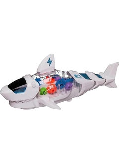 Apexma Light and Sound Moving Robot Toy Shark - Musical Sound Making Robot  - Image 2
