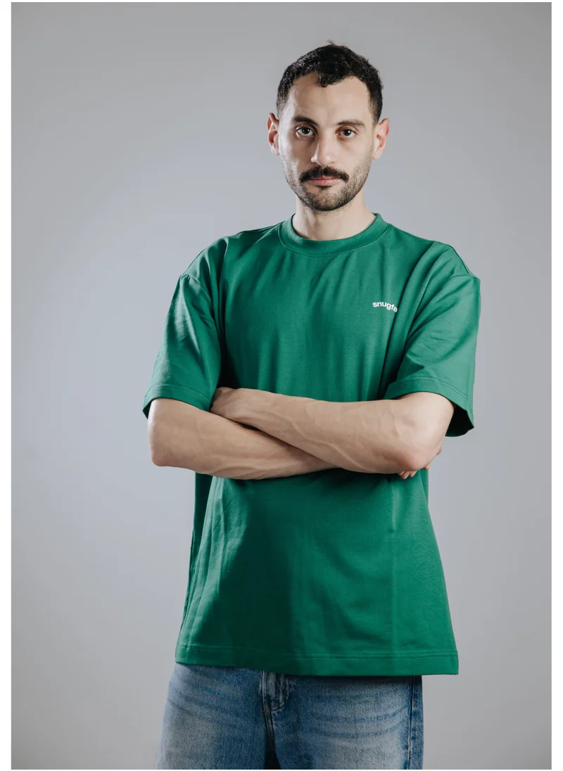 سناج فيس Snugface The Printed Oversized Tshirts, Green, SF15-3GRN-S