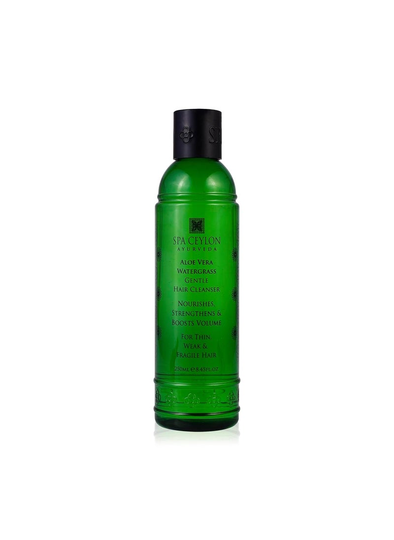spa ceylon SPA CEYLON Aloe Vera Watergrass Gentle Hair Cleanser  Treat and Strengthen Hair  SulfateFree Hair Care  Ideal for Thin Weak or Fragile Hair 