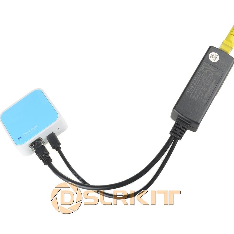 DSLRKIT DSLRKIT Active PoE Splitter Power Over Ethernet 48V to 5V 2.4A Micro USB Plug for RPi B/B+/2/3  - Image 4