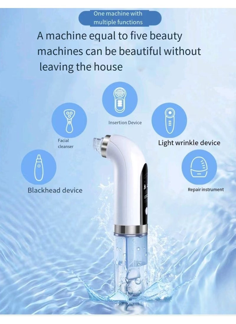 KinseiBeauty KinseiBeauty 4-In-1 Facial Pore Blackhead Remover Vacuum Cleaning Instrument Golden  - Image 3