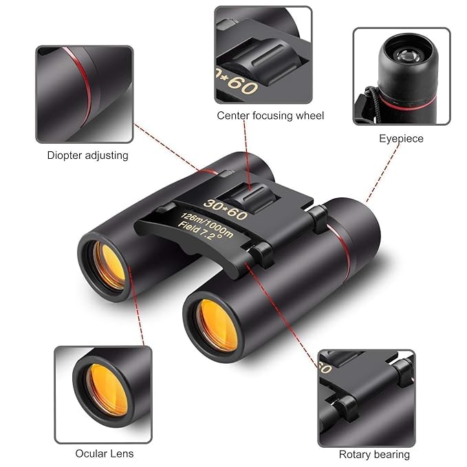 BIGXEN 30x60 High-Performance Binoculars – Compact and Powerful for Outdoor Adventures-1PCS - Image 3