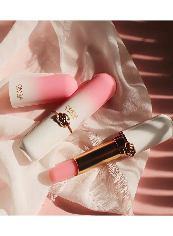 OMGA Peach Temperature Changing Color Lip Balm, Long Lasting Hydrating And Nourishing Lip Gloss, Jelly Lipsticks, Valentine's Day Gifts For Women Valentine's Day Gifts Contain Plant Squalane - Image 4