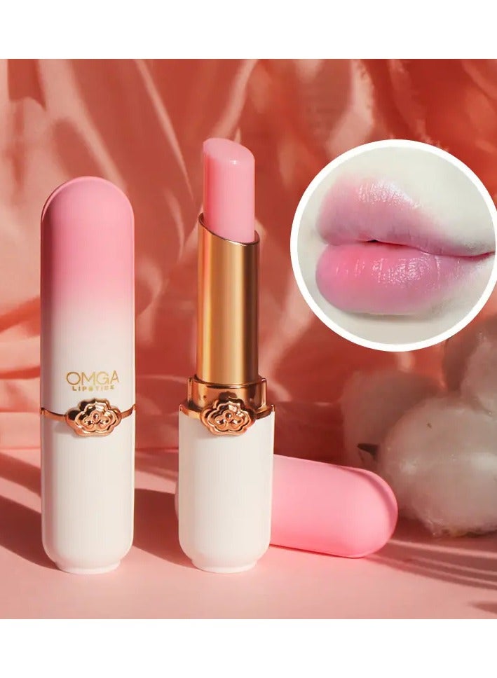 OMGA Peach Temperature Changing Color Lip Balm, Long Lasting Hydrating And Nourishing Lip Gloss, Jelly Lipsticks, Valentine's Day Gifts For Women Valentine's Day Gifts Contain Plant Squalane - Image 5