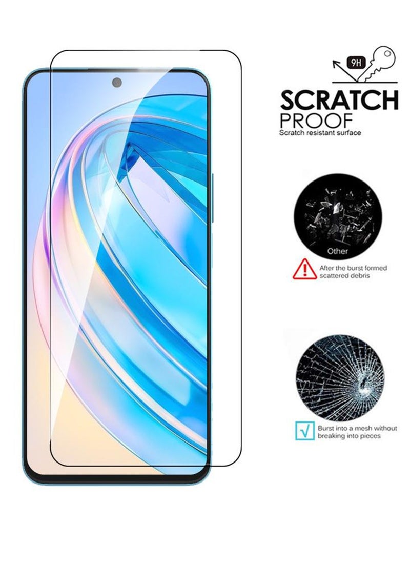 Generic - 2 Pieces For Honor X8A Tempered Glass Screen Protector – High Transparency, Delicate Touch, Anti-Explosion, Smooth Arc Edges, Easy Installation, Screen Protector for Honor X8A - Image 1