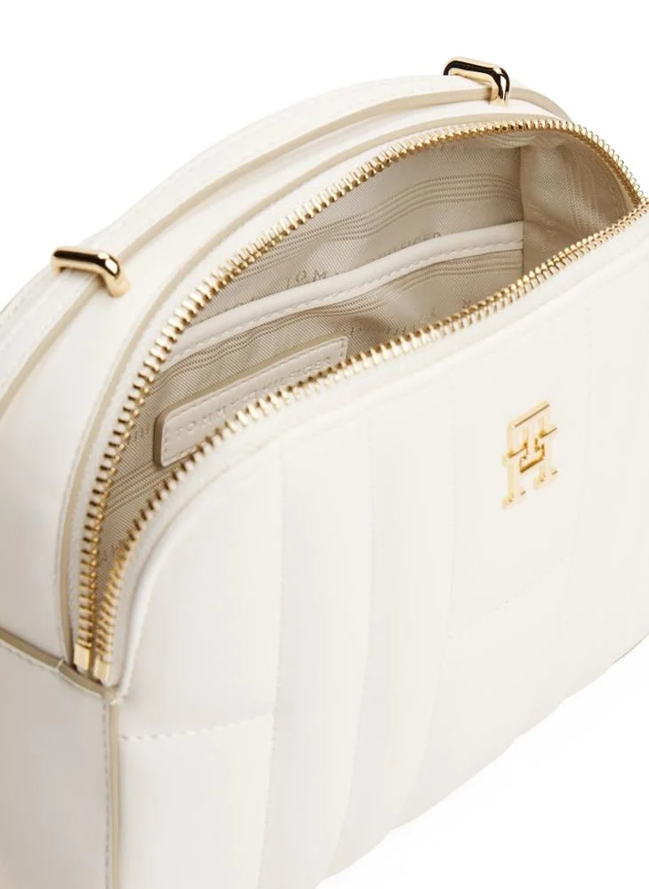 TOMMY HILFIGER Logo Detailed Zip Through Camera Bag