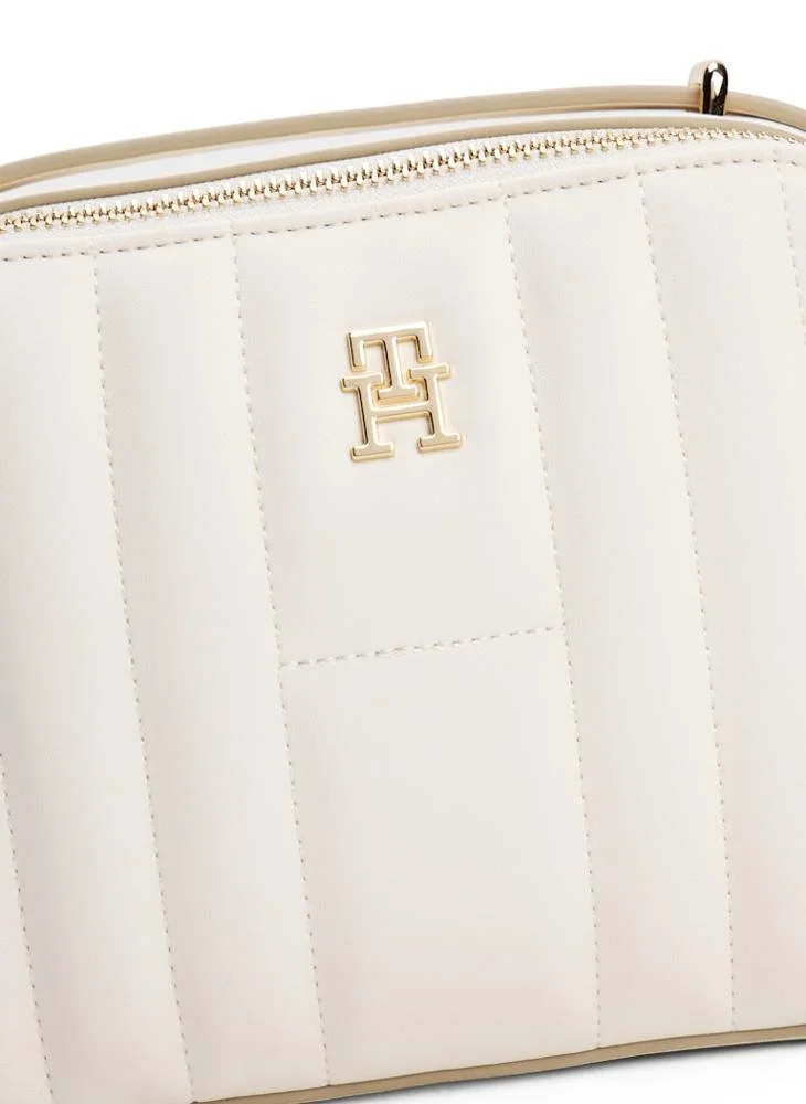 TOMMY HILFIGER Logo Detailed Zip Through Camera Bag