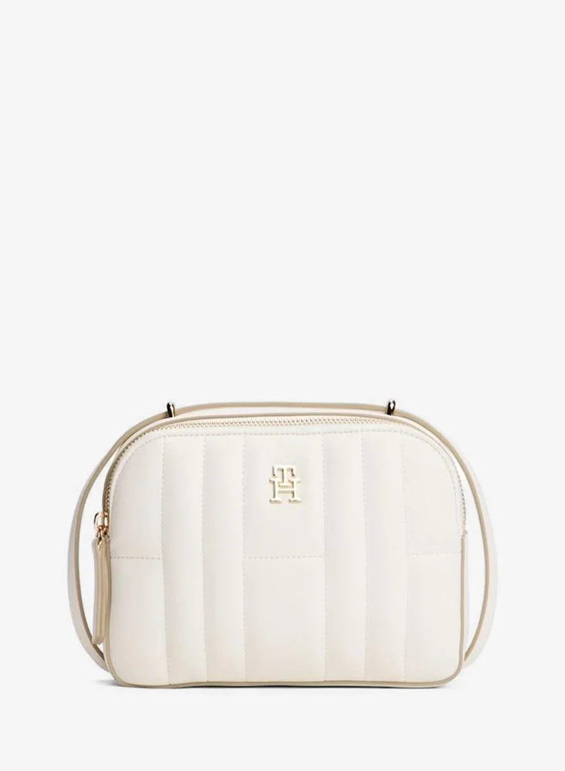 TOMMY HILFIGER Logo Detailed Zip Through Camera Bag