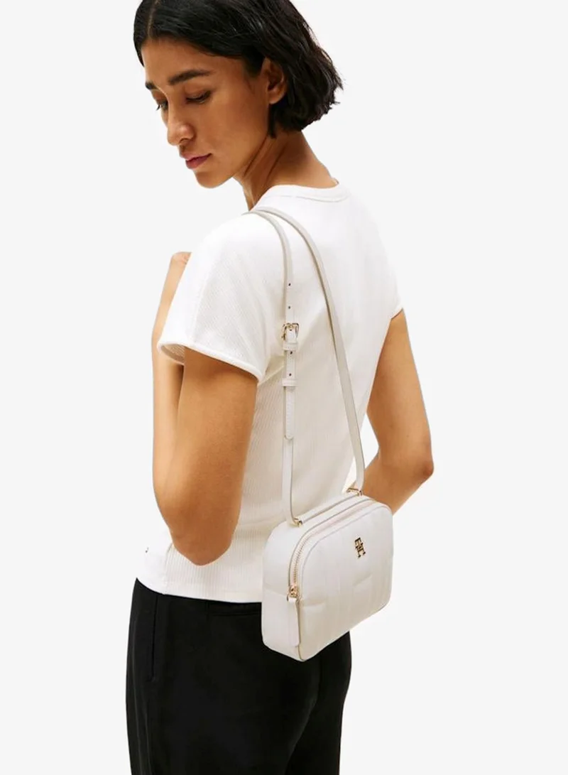 TOMMY HILFIGER Logo Detailed Zip Through Camera Bag