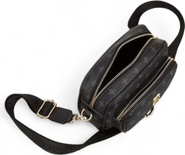 pierre cardin Monogram Black Women's Crossbody Bag 05PC24Y531-MN