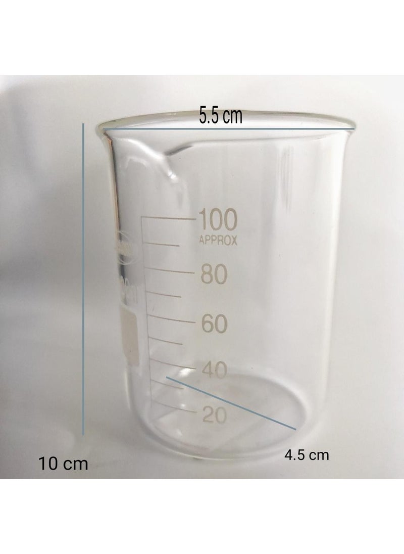 LAB - Glass Beaker Measuring Cup 100 ml - Image 1