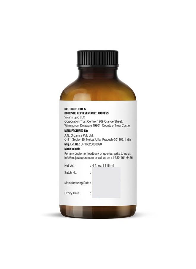 Majestic Pure MAJESTIC PURE Lemongrass Essential Oil | 100% Pure and Natural Lemongrass Oil | Premium Grade Essential Oils for Hair Care, Home Diffusers, Skin, Aromatherapy, Massage and Humidifiers | 4 Fl Oz  - Image 2