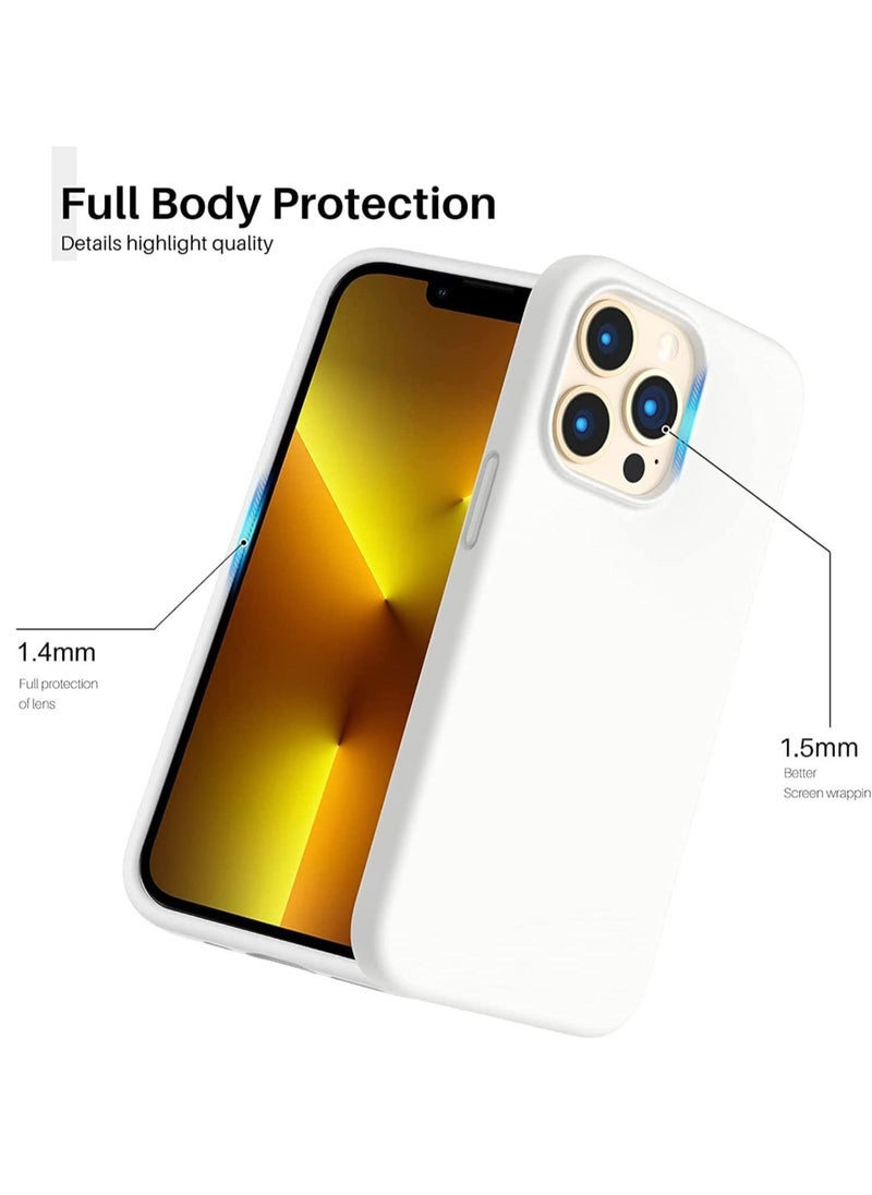 Raxoom Compatible with iPhone 14 Pro Max Case, Liquid Silicone Case, Full Body Protective Cover, Shockproof, Slim Phone Case, Anti-Scratch Soft Microfiber Lining, 6.7 inch - Image 3
