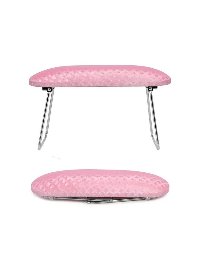 krofaue Nail Arm Rest,Professional Microfiber Leather Nail Hand Rest Stand Arm Rest for Acrylic Nails Cushion Hand Holder with Non-slip - Nail Technician Use Must Have（Pink） - Image 1