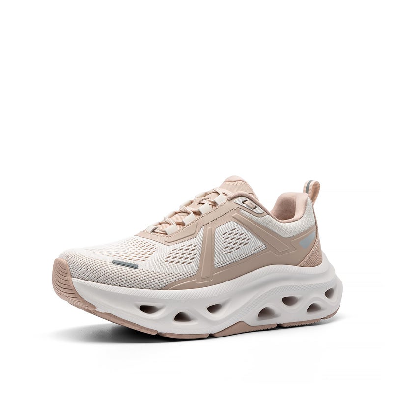 NORTIV 8 Women's Cushioning Walking Shoes Non Slip Breathable Comfortable Workout Running Tennis Jogging Gym Athletic MovePropel Fashion Sneakers,Size 8,Nude Pink,SNWS247W - Image 1