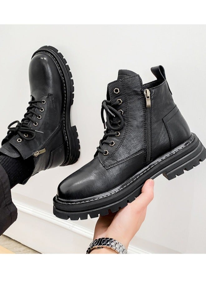 Warrior New Fashion Street Trend Martin Boots - Image 3