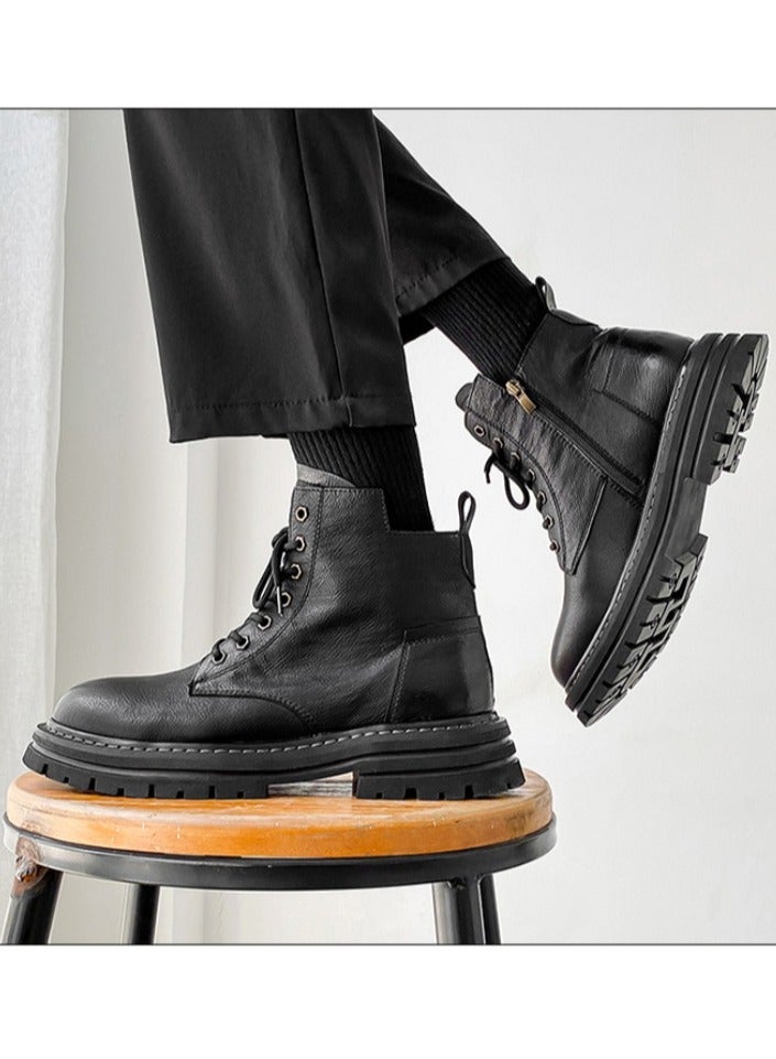 Warrior New Fashion Street Trend Martin Boots - Image 4