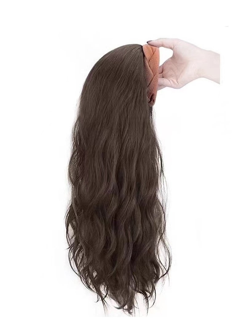 Headband wig integrated high skull artificial hair cosplay wig costumes dress up wig - Image 1