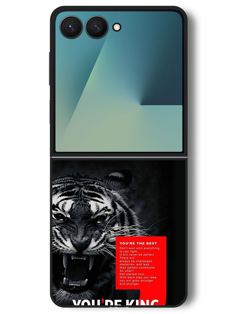 Theodor Case Compatible with Samsung Galaxy Z Flip 7 - 6.9 Inch Protection Shockproof Bumper Cover YouR King - Image 1