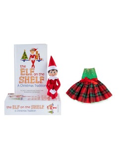 The Elf on the Shelf The Elf on the Shelf® Blue Eyed Girl with Claus Couture Collection® Gifts & Glamour Party Dress  - Image 1