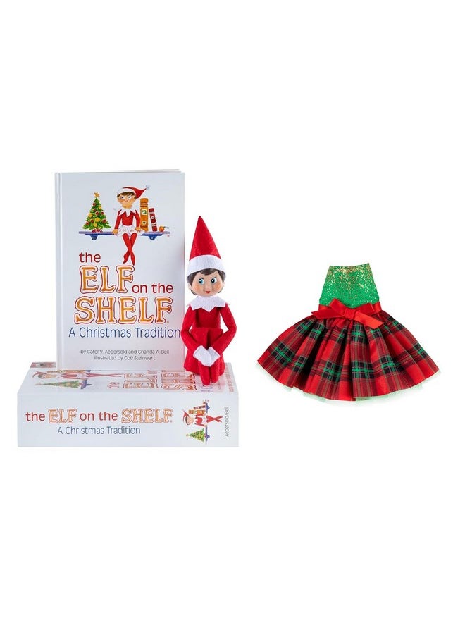 The Elf on the Shelf The Elf on the Shelf® Blue Eyed Girl with Claus Couture Collection® Gifts & Glamour Party Dress  - Image 1