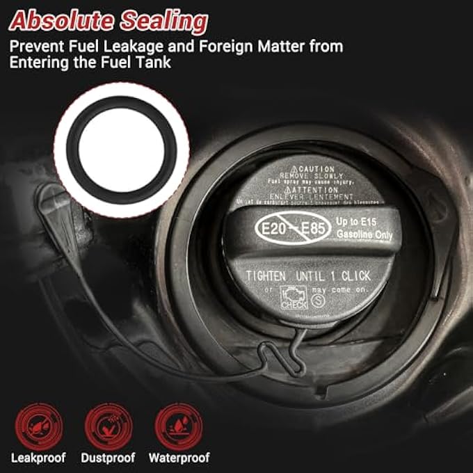 rayihni Replace 7730007030 7730053030 Gas CapFuel Cap Fits Toyota 2015 Venza 20152016 Highlander Sienna 20152017 Tacoma Camry 20152018 Rav 4 Corolla Avalon 20152019 Tundra Sequioa 7730053020More - Image 4